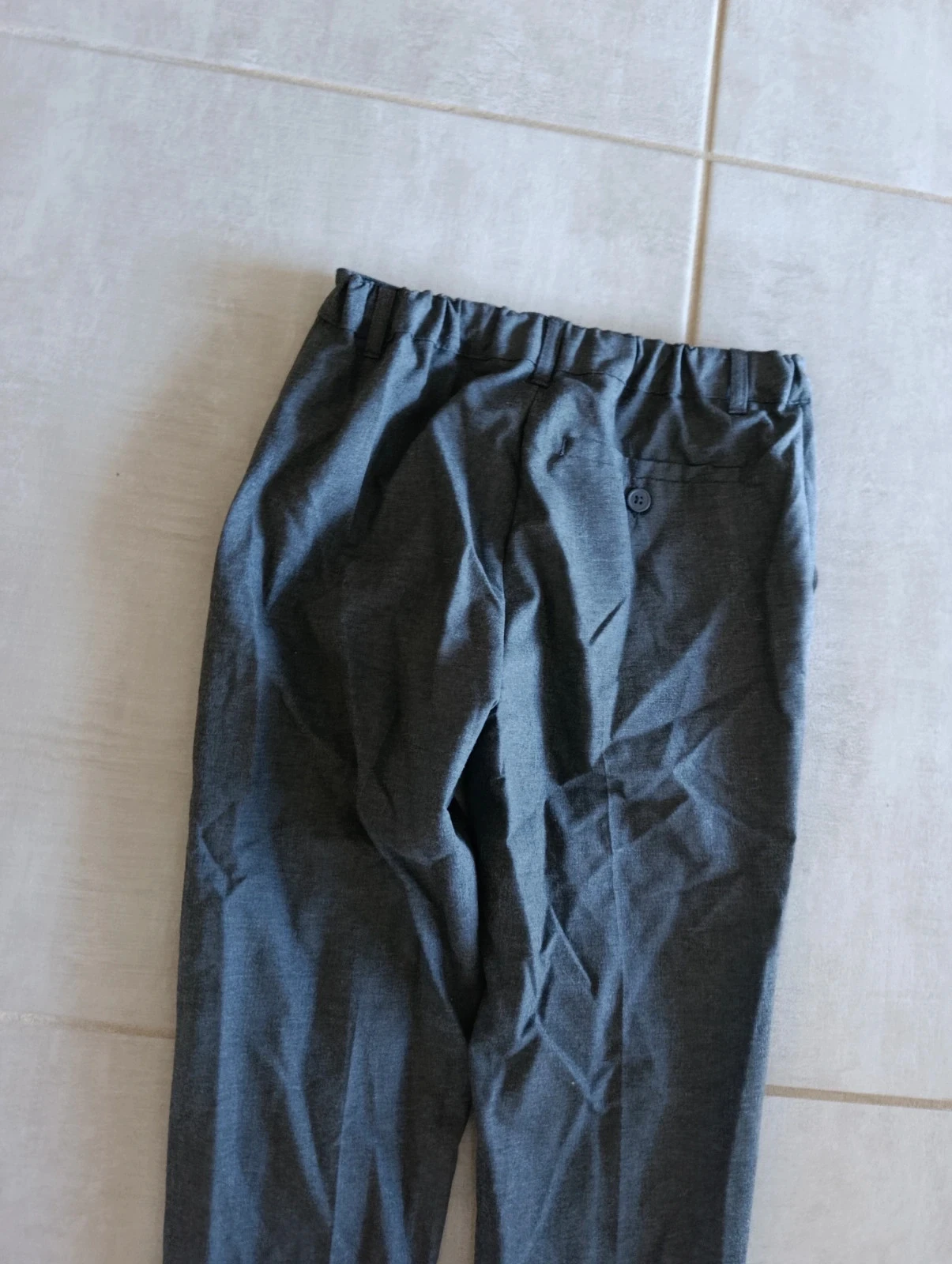 Pantalon habillé gris Nutmeg 10-11 ans 140-146 cm – coupe droite – photo 4